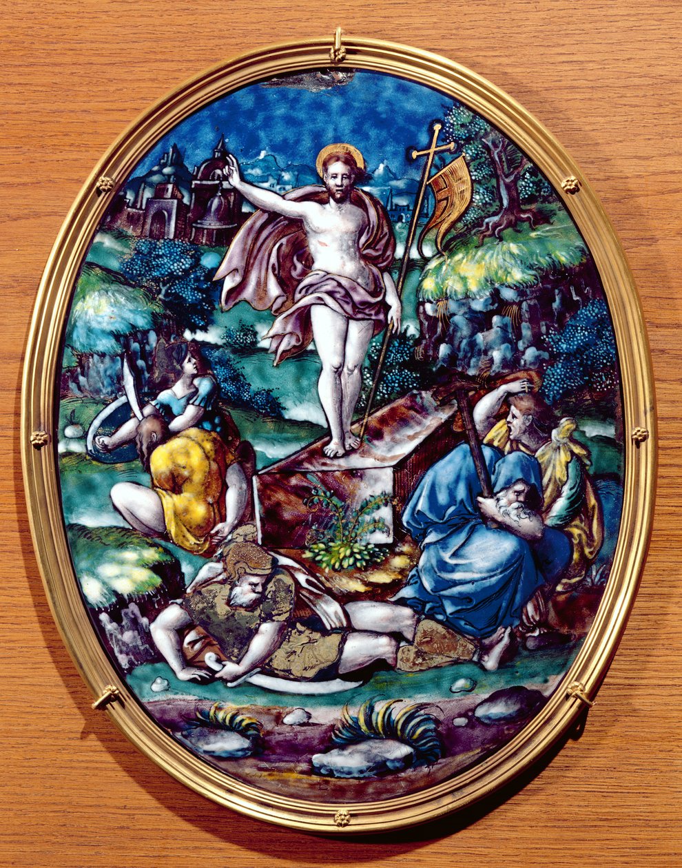 La Résurrection du Christ, 1557 - Leonard Limosin