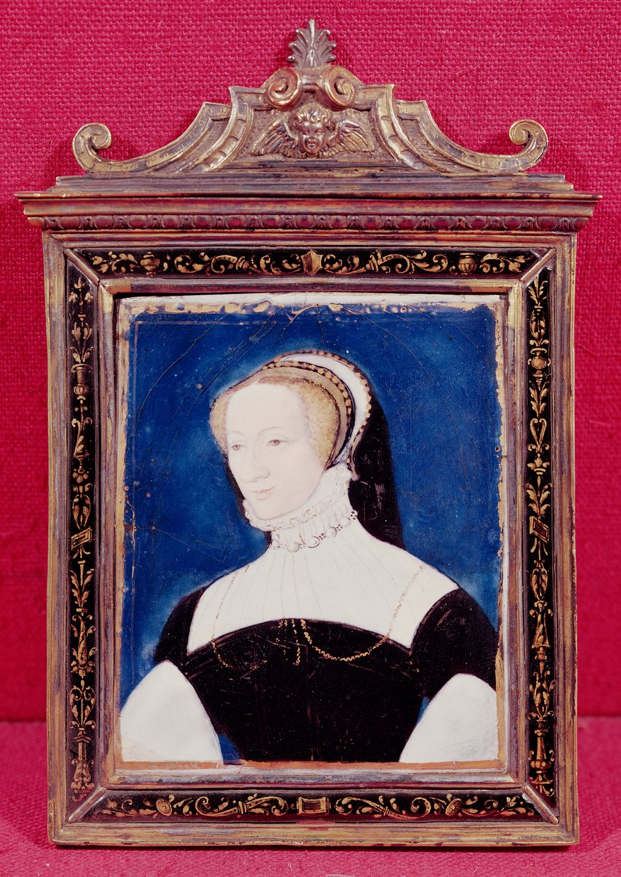 Portrait présumé de Marguerite de Valois (1492-1549) - Leonard Limousin
