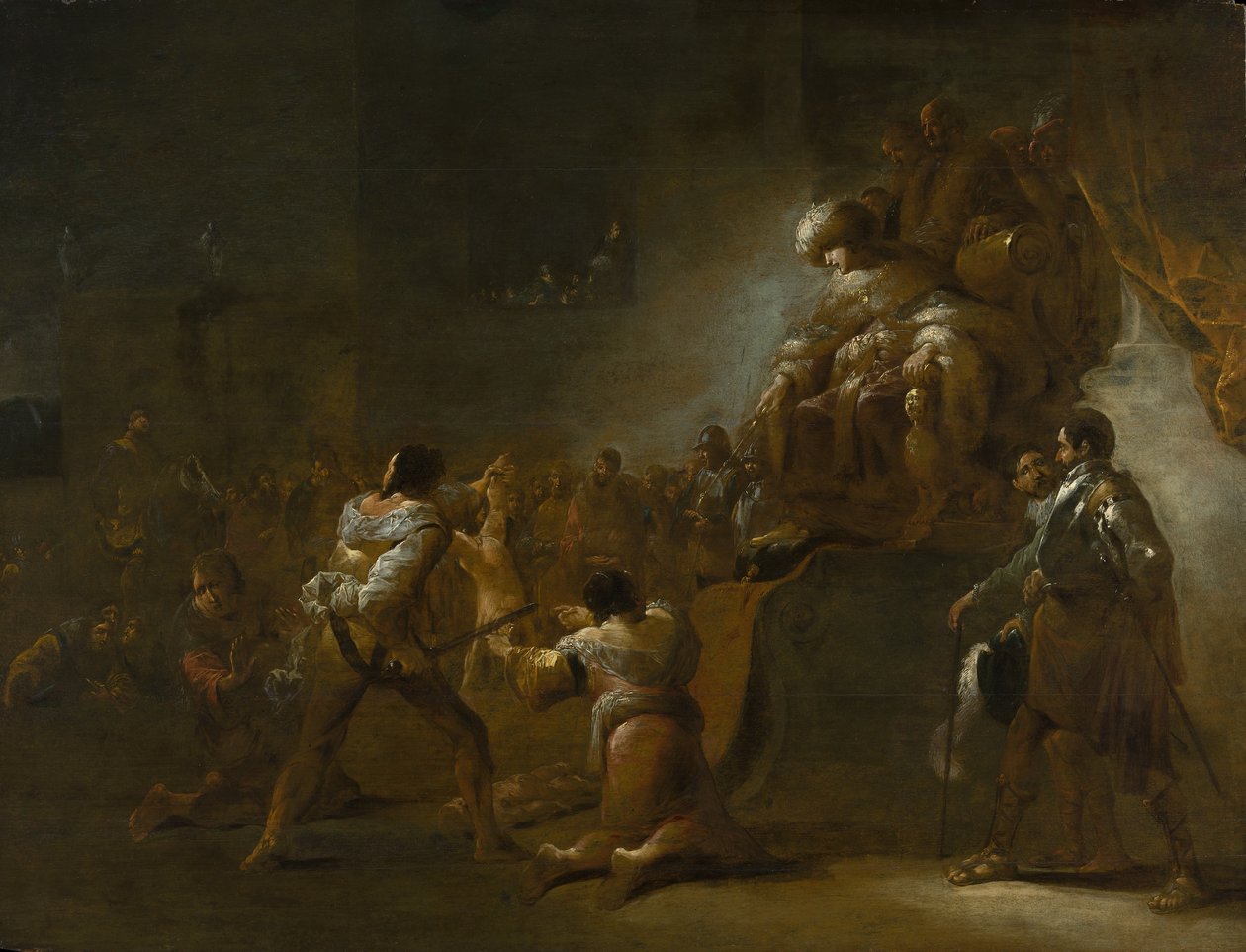 Le Jugement de Salomon, 1640s - Leonard Bramer