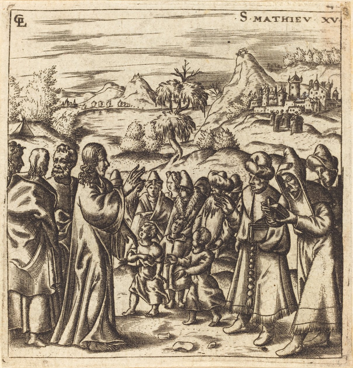 Le Christ réprimande les scribes et les pharisiens - Leonard Gaultier