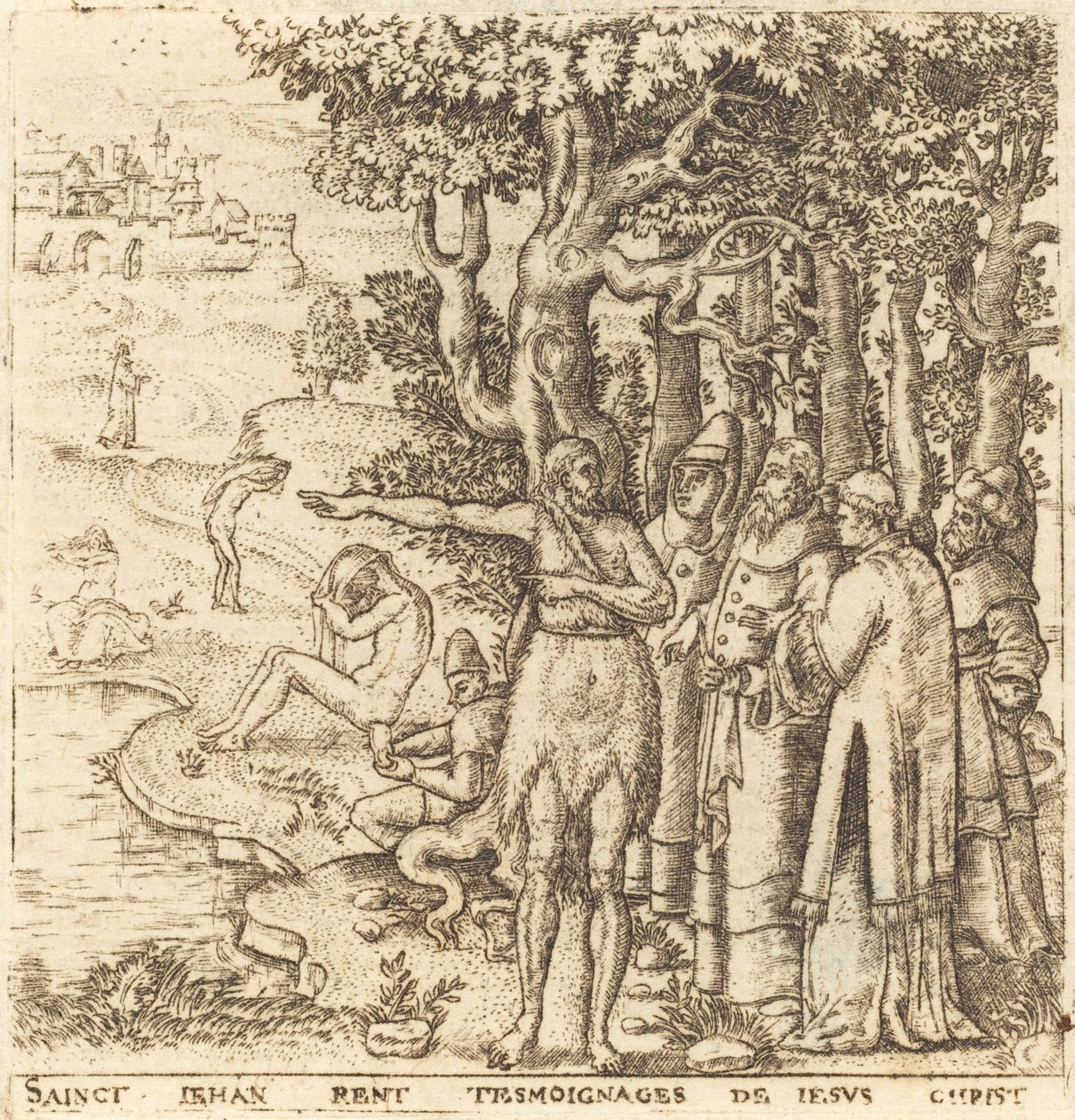 Jean-Baptiste témoigne pour le Christ - Leonard Gaultier