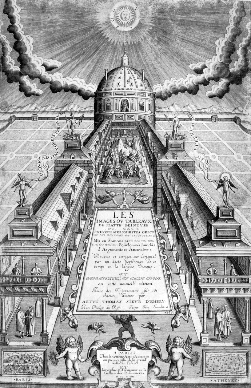 Page de titre de Les Images .. Des Deux Philostrates, 1615 - Leonard Gaultier