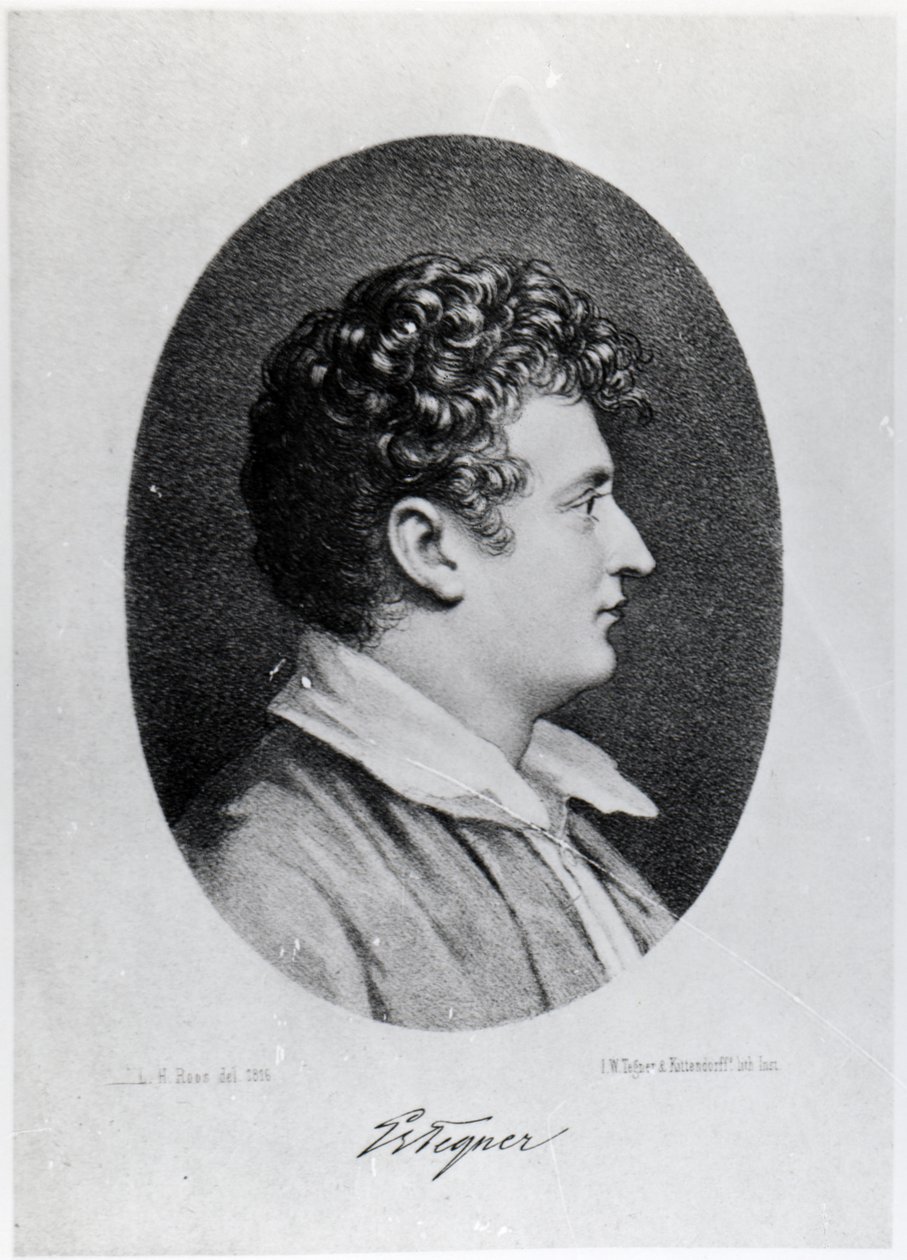 Esaias Tegner, gravé par Isaac Wilhelm Tegner et Johann Adolf Kittendorff - Leonard Henrik Roos af Hjelmsater