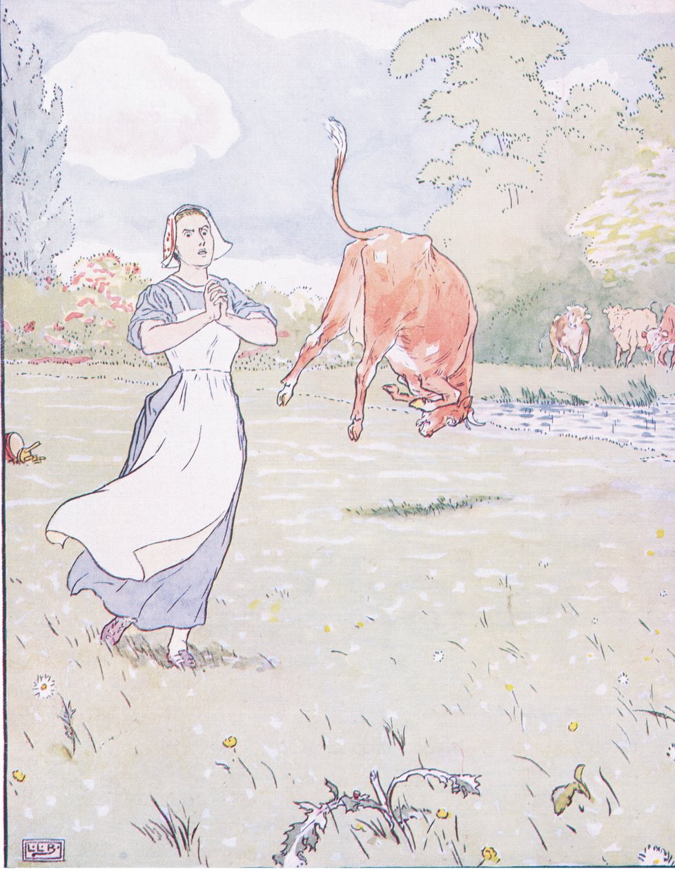 Ici mère, cria-t-il, à l