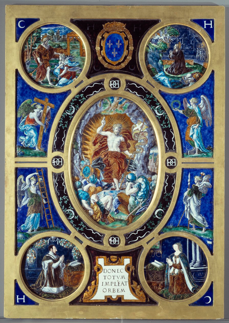 Retable de la Sainte Chapelle : la Résurrection - Leonard Limosin