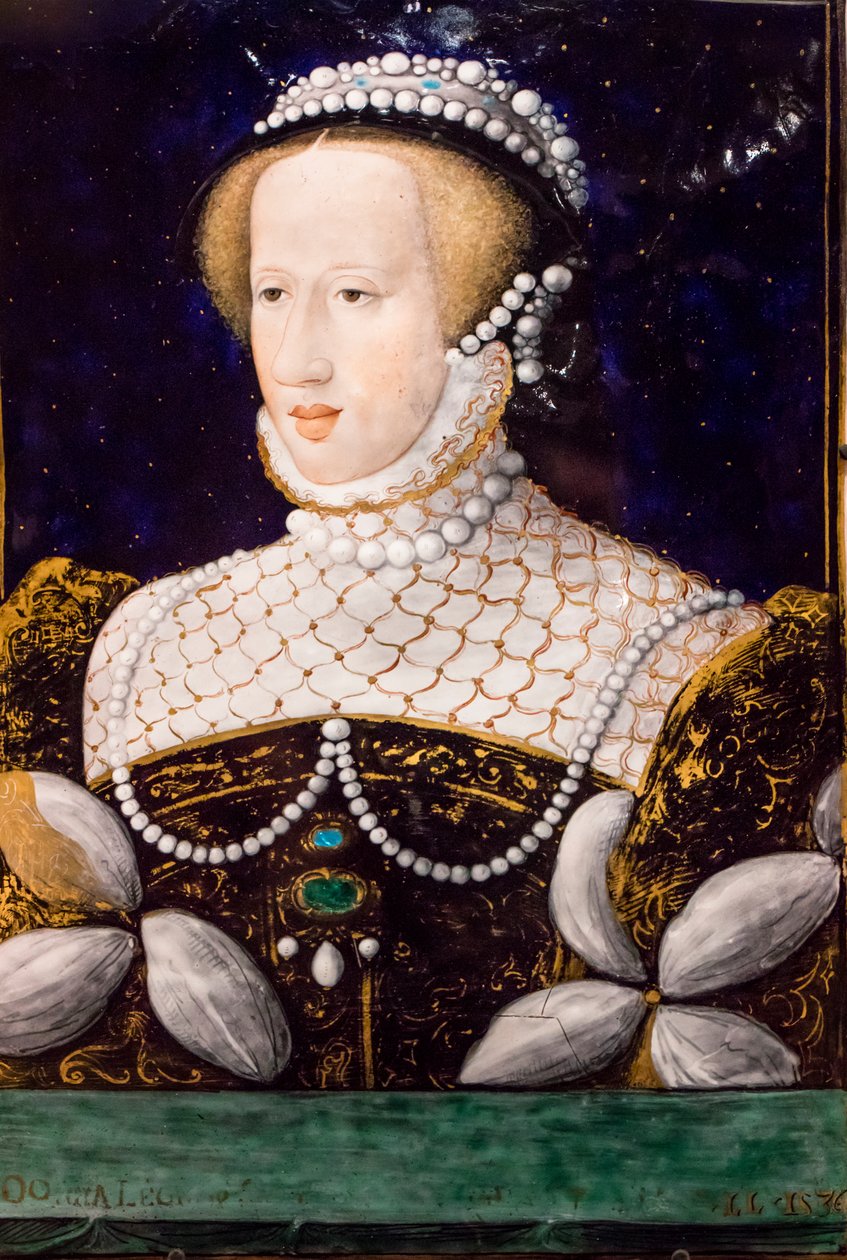 Eléonore de Habsbourg, Limoges,1560 (émail sur cuivre) - Leonard Limosin
