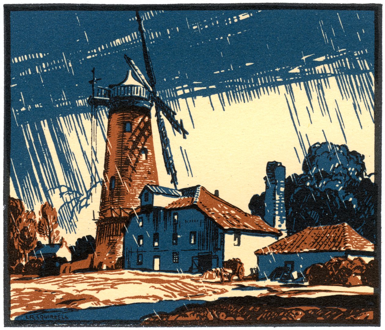 Le vieux moulin à Blackborough, King