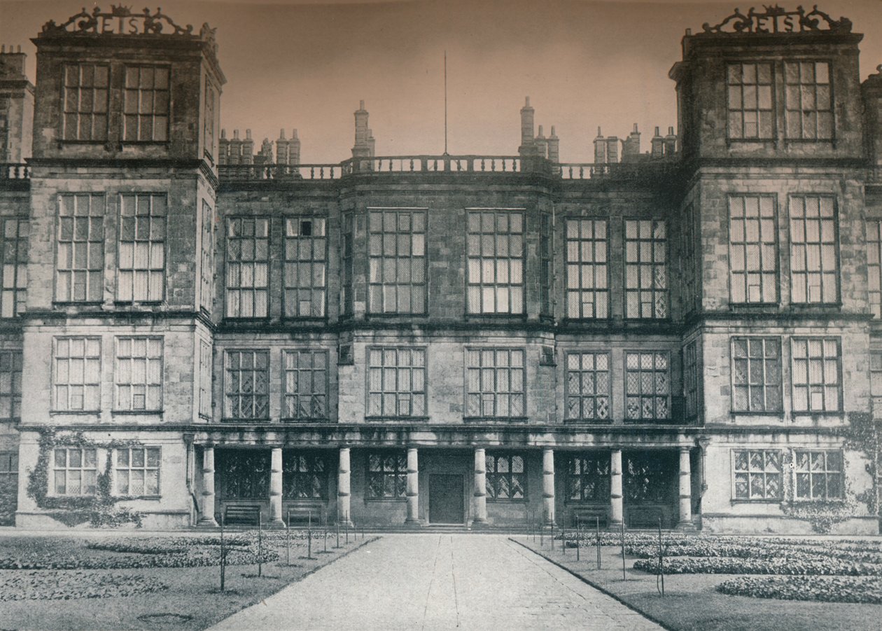 Hardwick Hall, siège de Sa Grâce le Duc de Devonshire, vers 1907 - Leonard Willoughby