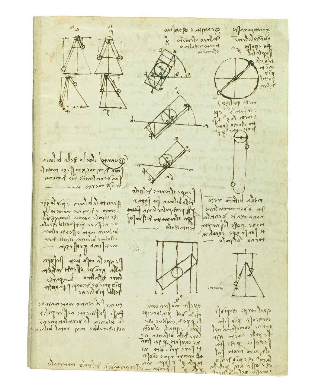 Codex sur le vol des oiseaux, Folio 1 recto - Leonardo da Vinci