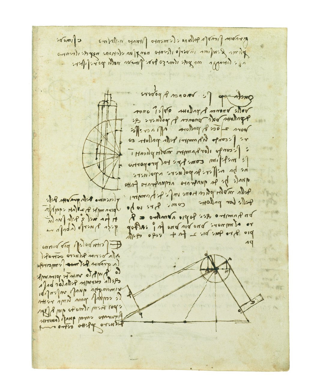 Codex sur le vol des oiseaux, Folio 2 recto - Leonardo da Vinci