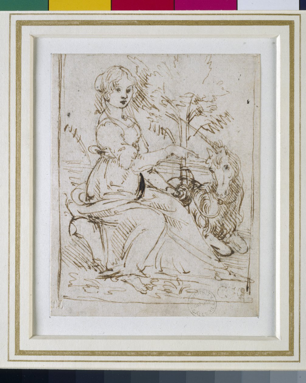 Dame avec une Licorne, vers 1480 - Leonardo da Vinci