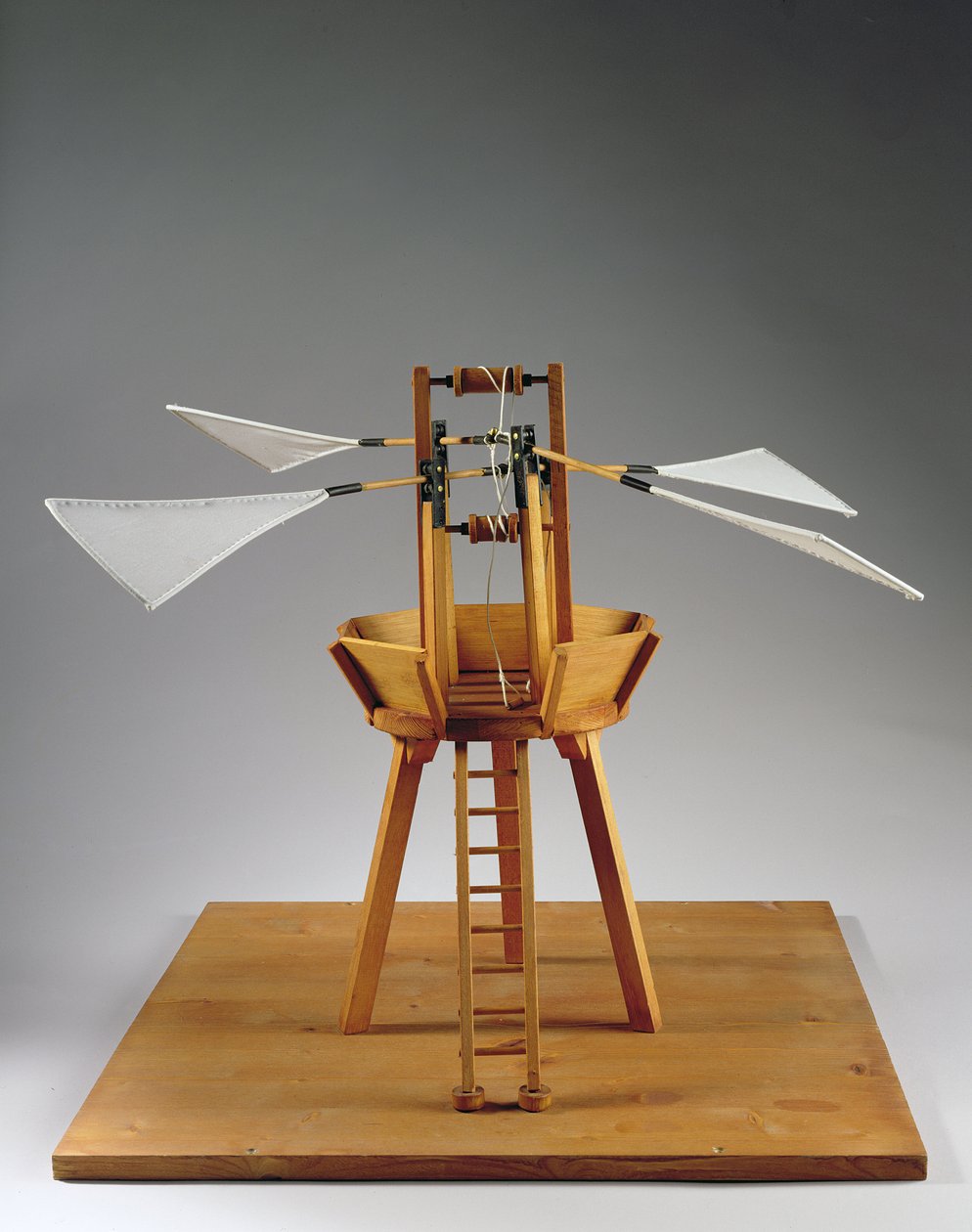 Reconstruction modèle du design de Léonard de Vinci pour un ornithoptère vertical - Leonardo da Vinci