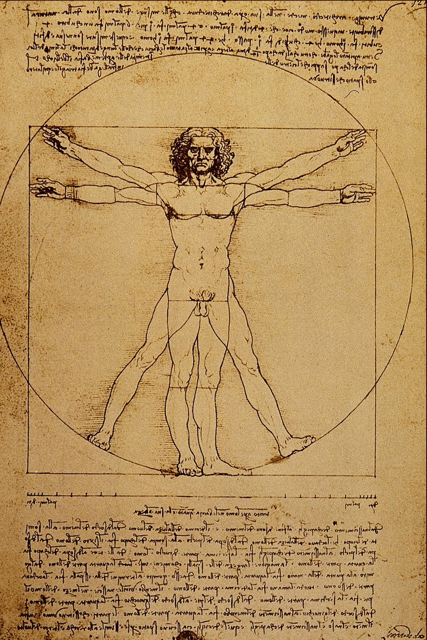 Étude du corps humain - Leonardo da Vinci