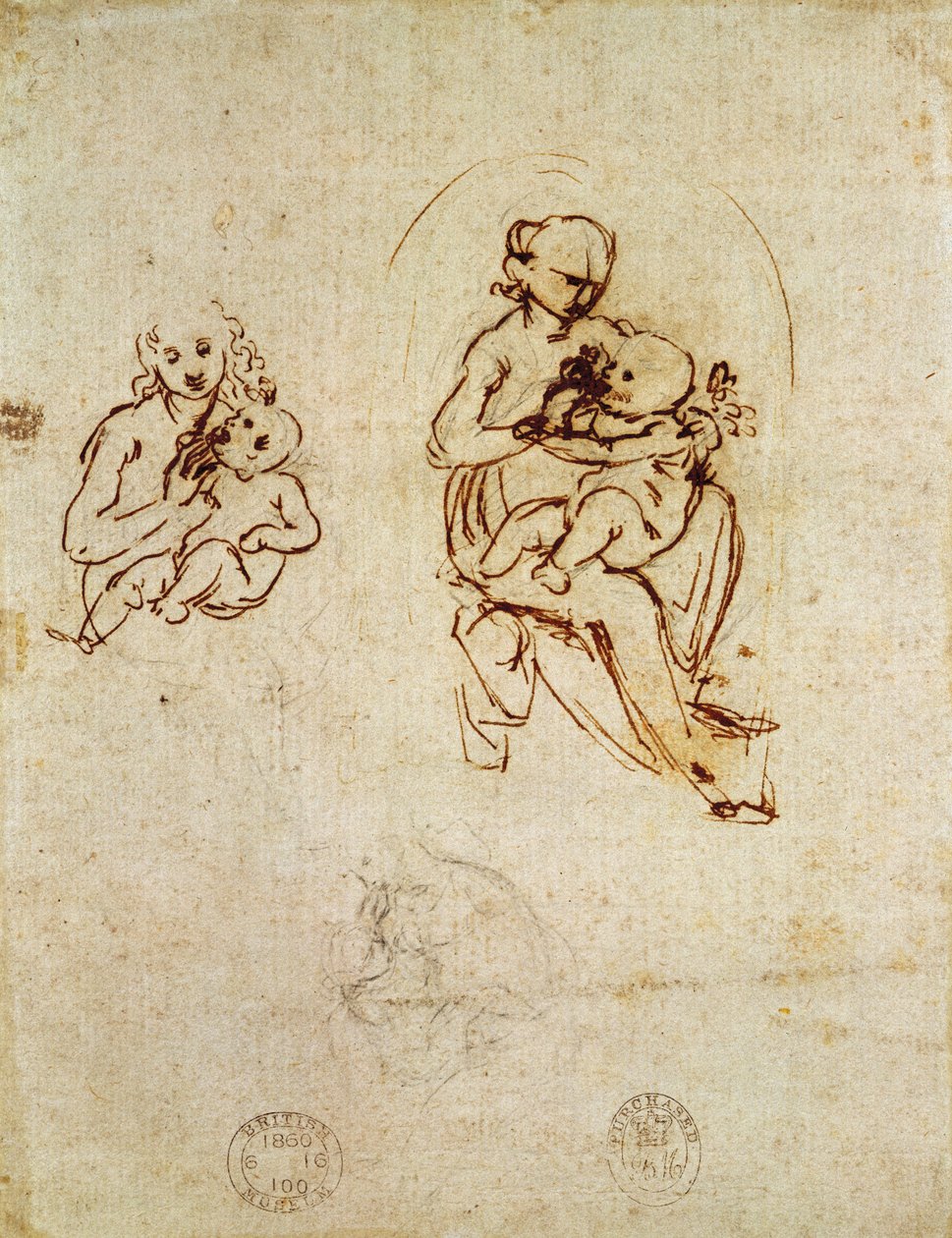 Étude pour la Vierge et l