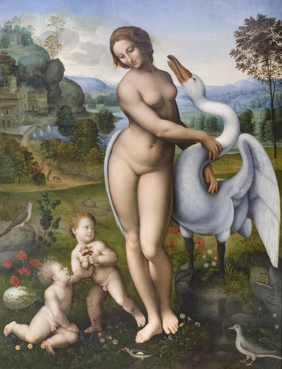 Léda et le cygne, copie d