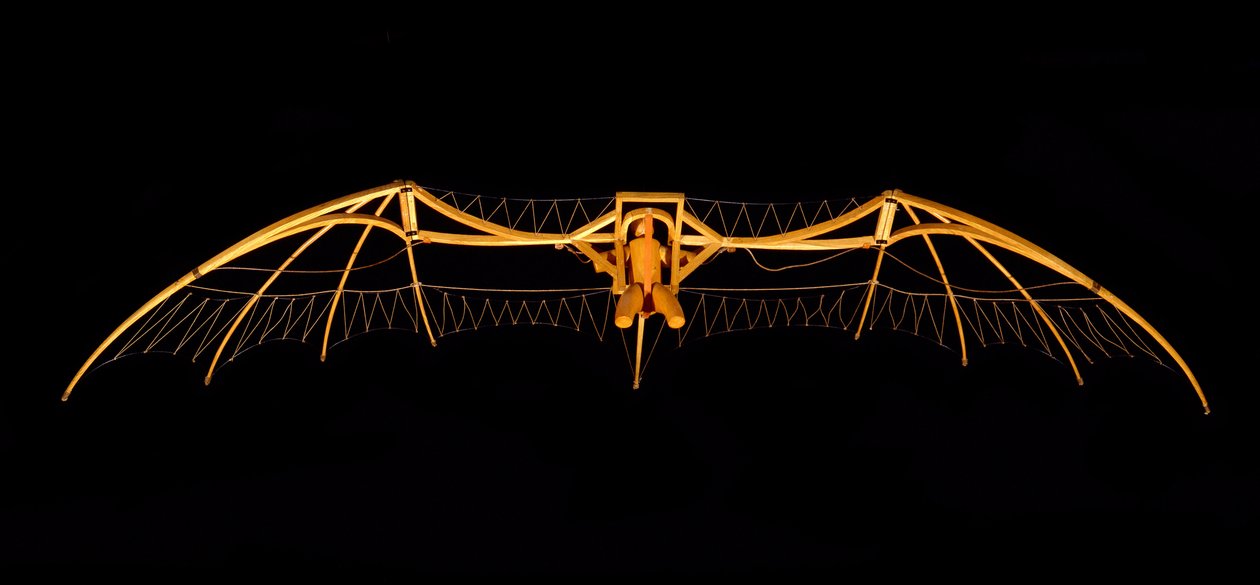 Modèle du planeur de Léonard de Vinci - Musée des Sciences et Techniques de Léonard de Vinci, à Milan - Leonardo da (after) Vinci