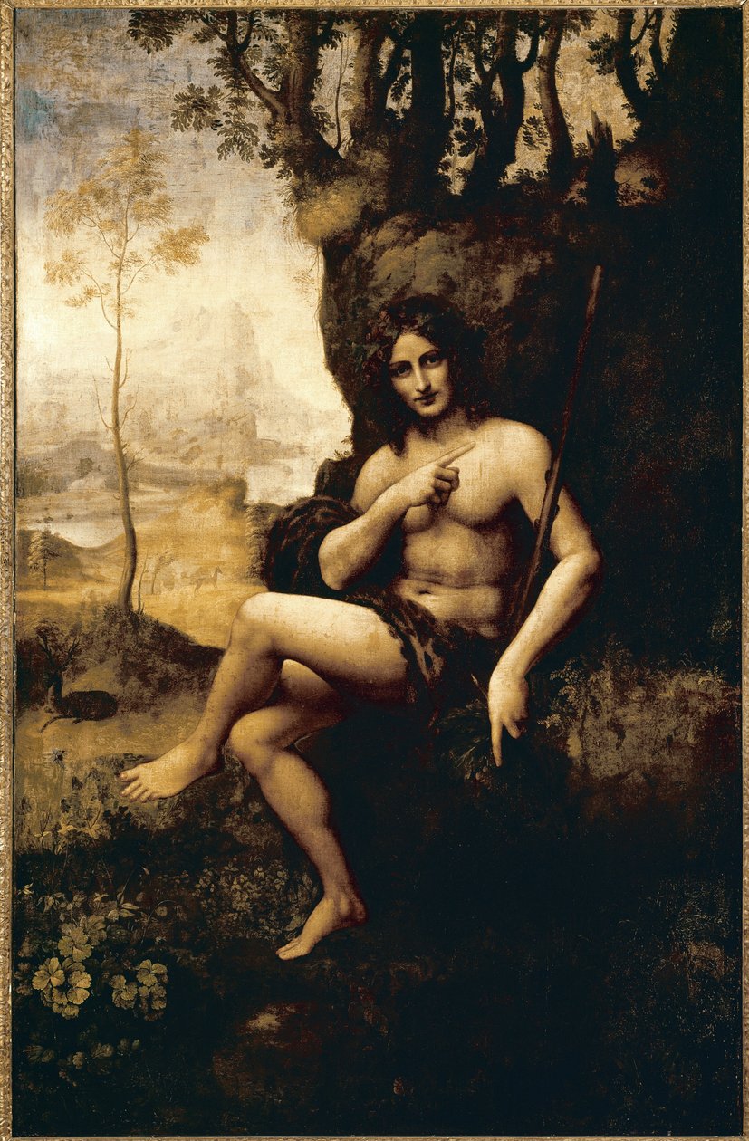 Bacchus - Leonardo da (studio of) Vinci
