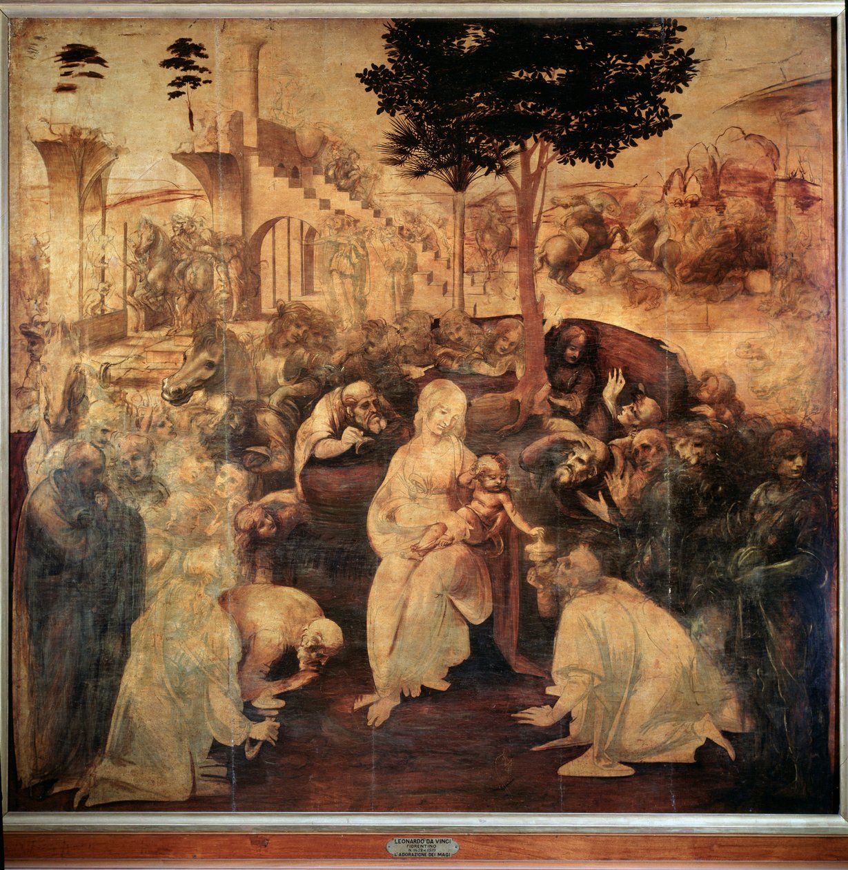 Adoration des Mages - Leonardo da Vinci