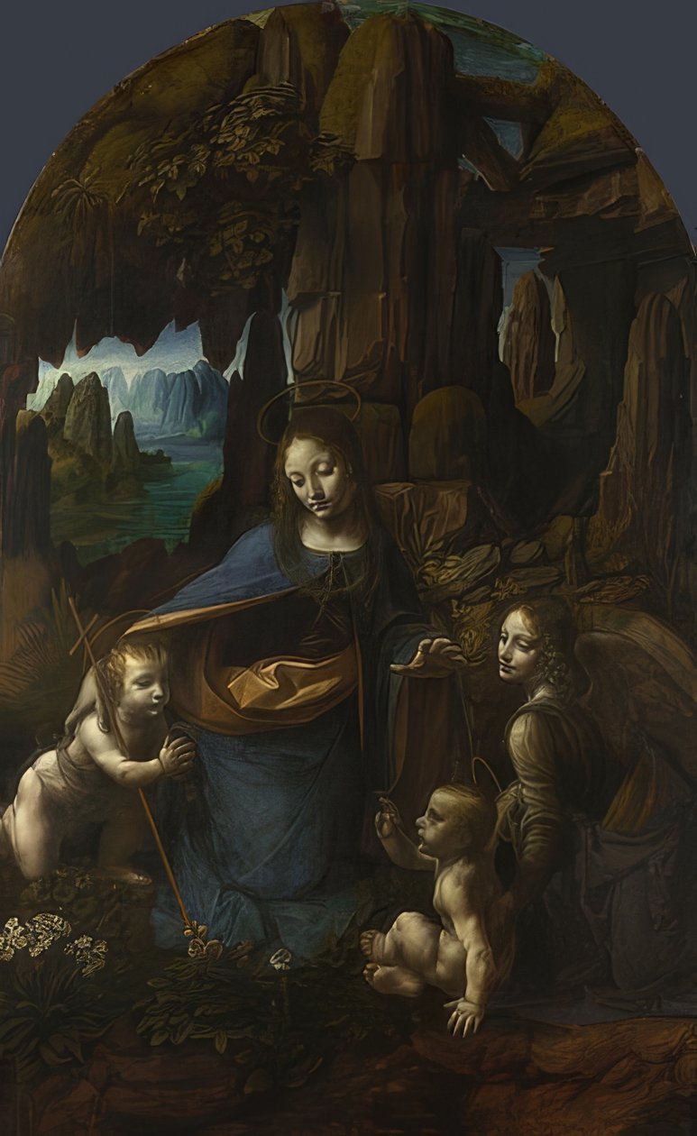 La Vierge aux rochers - Leonardo da Vinci