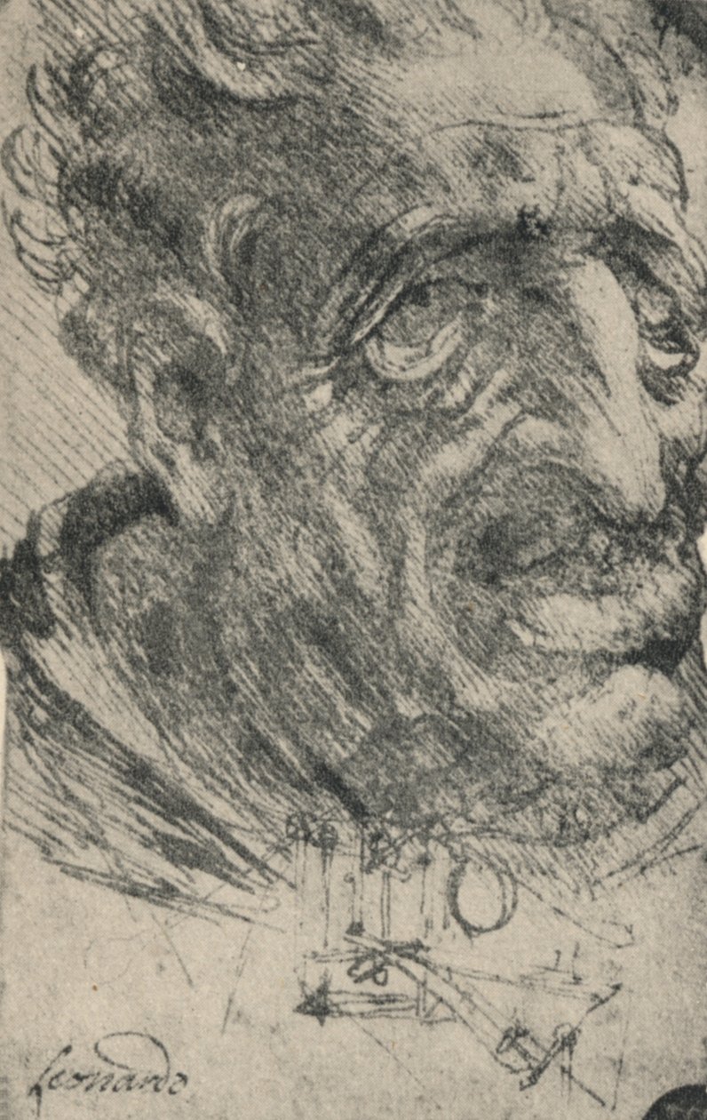Tête grotesque d