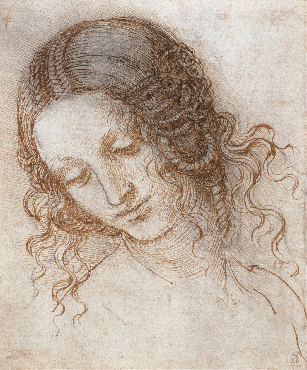 Tête de Léda - Leonardo da Vinci