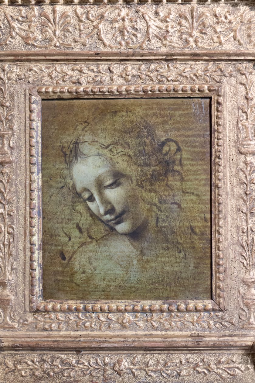 Tête de femme, appelée "la scapigliata" - Leonardo da Vinci