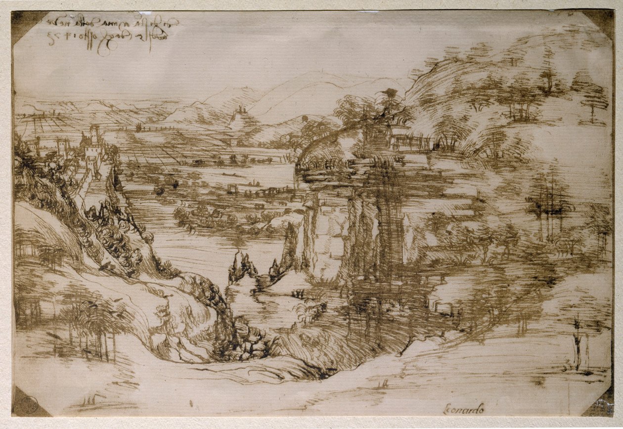Paysage de Santa Maria della Neve: le paysage de la vallée de l