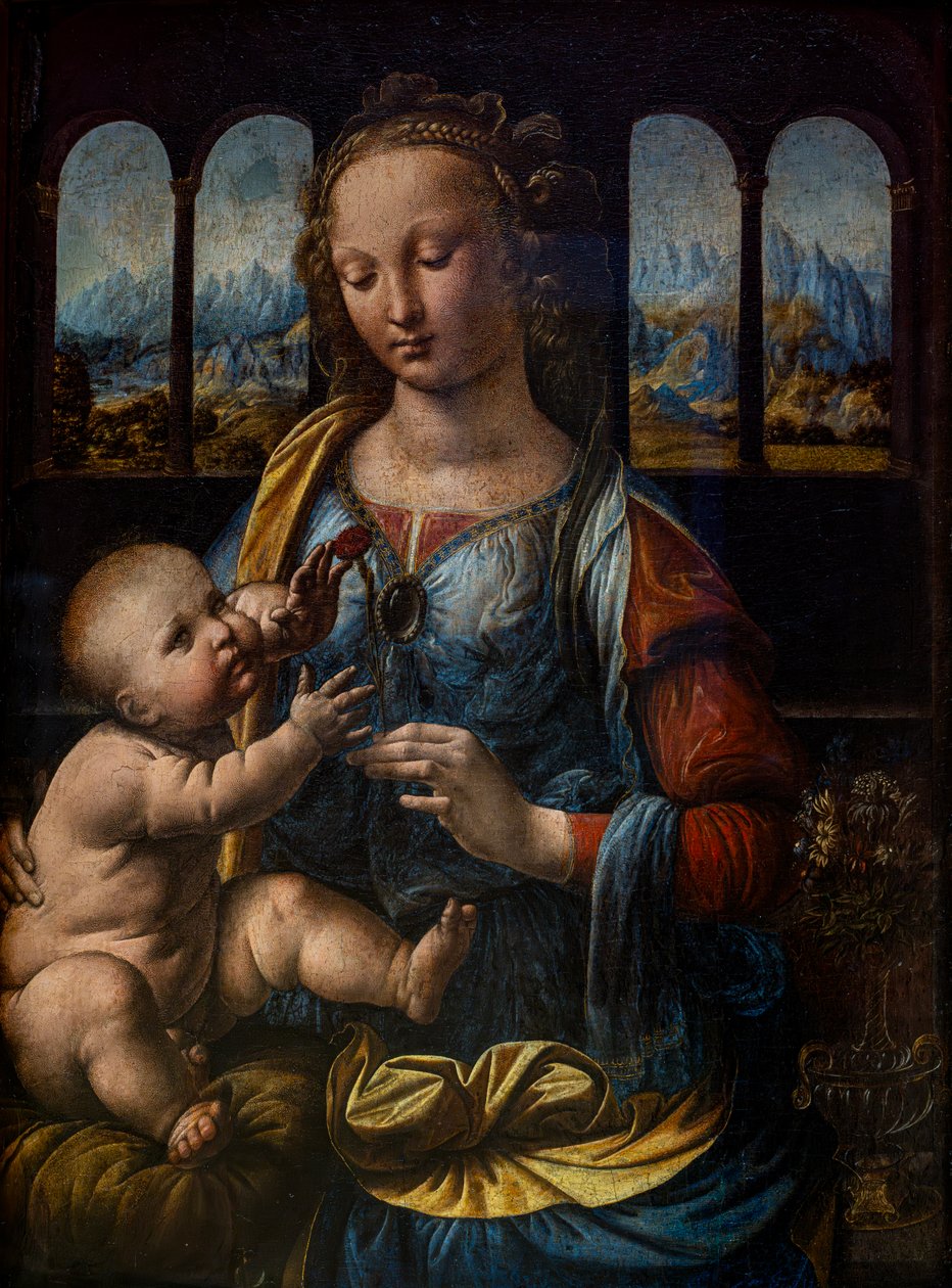 La Vierge aux œillets - Leonardo da Vinci