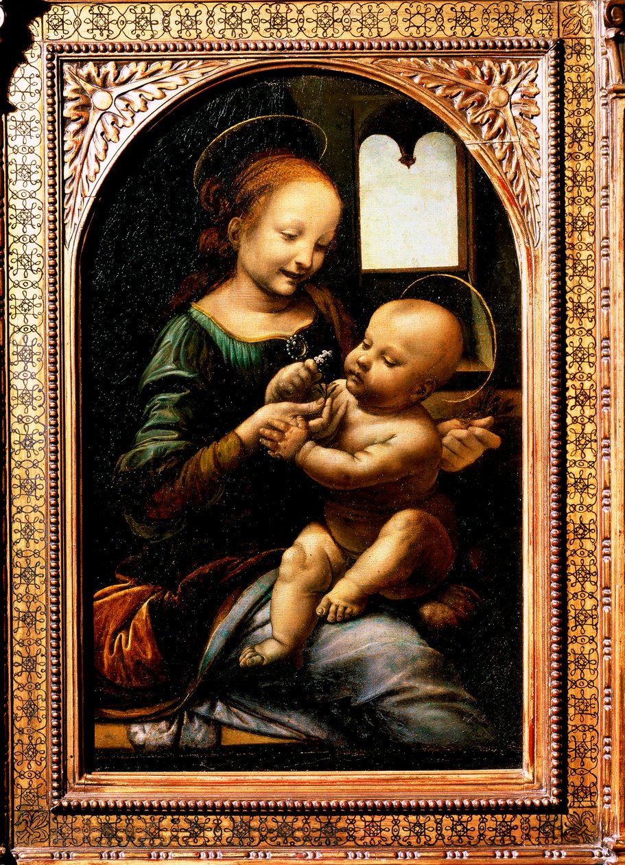 Madonna à la fleur, Madonna Benois, 1478 - Leonardo da Vinci
