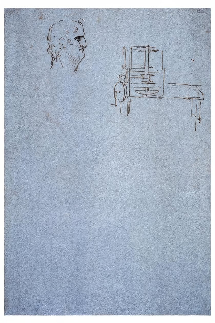 Portrait de profil masculin - Leonardo da Vinci