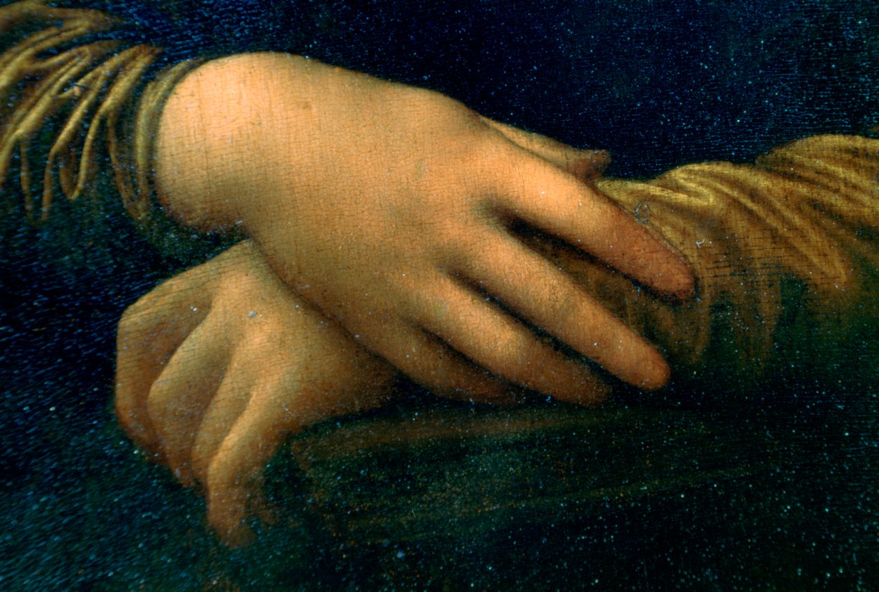 Portrait de Mona Lisa (détail), 1503-1506 - Leonardo da Vinci