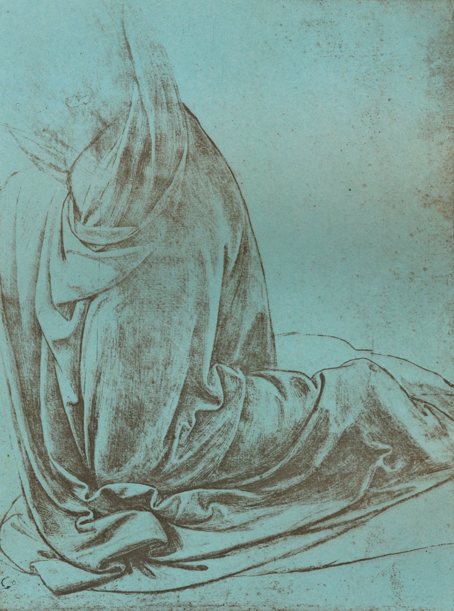 Étude préparatoire de draperie pour l
