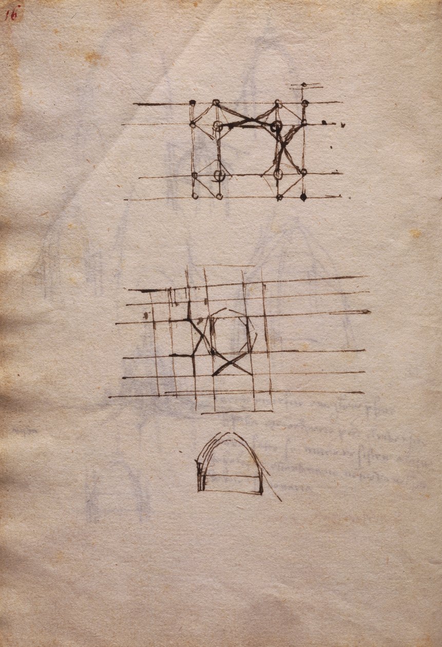 Études pour la lanterne de la cathédrale - Leonardo da Vinci