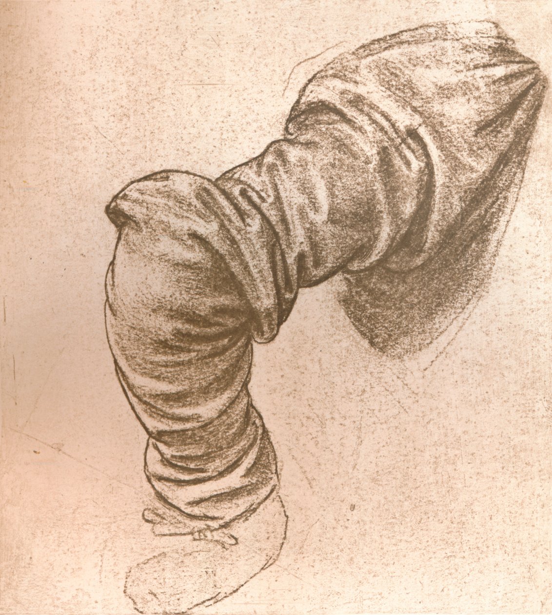 Étude pour le bras de Saint Pierre dans `La Cène`, vers 1494-1499, 1883 - Leonardo da Vinci