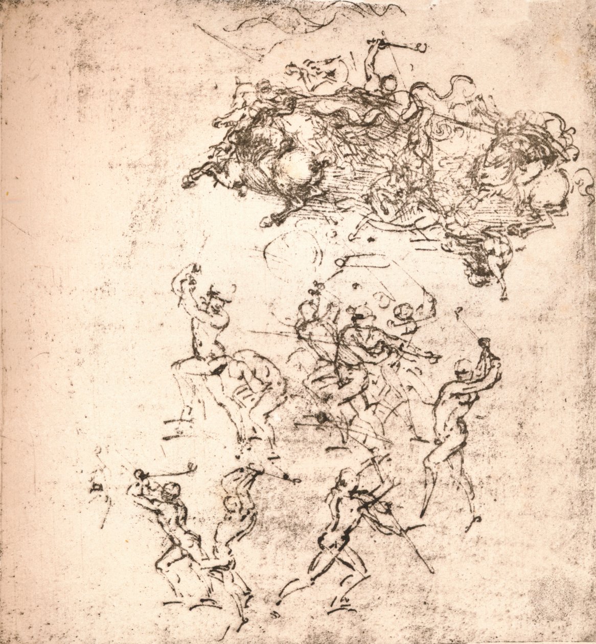 Étude pour la fresque de la bataille d