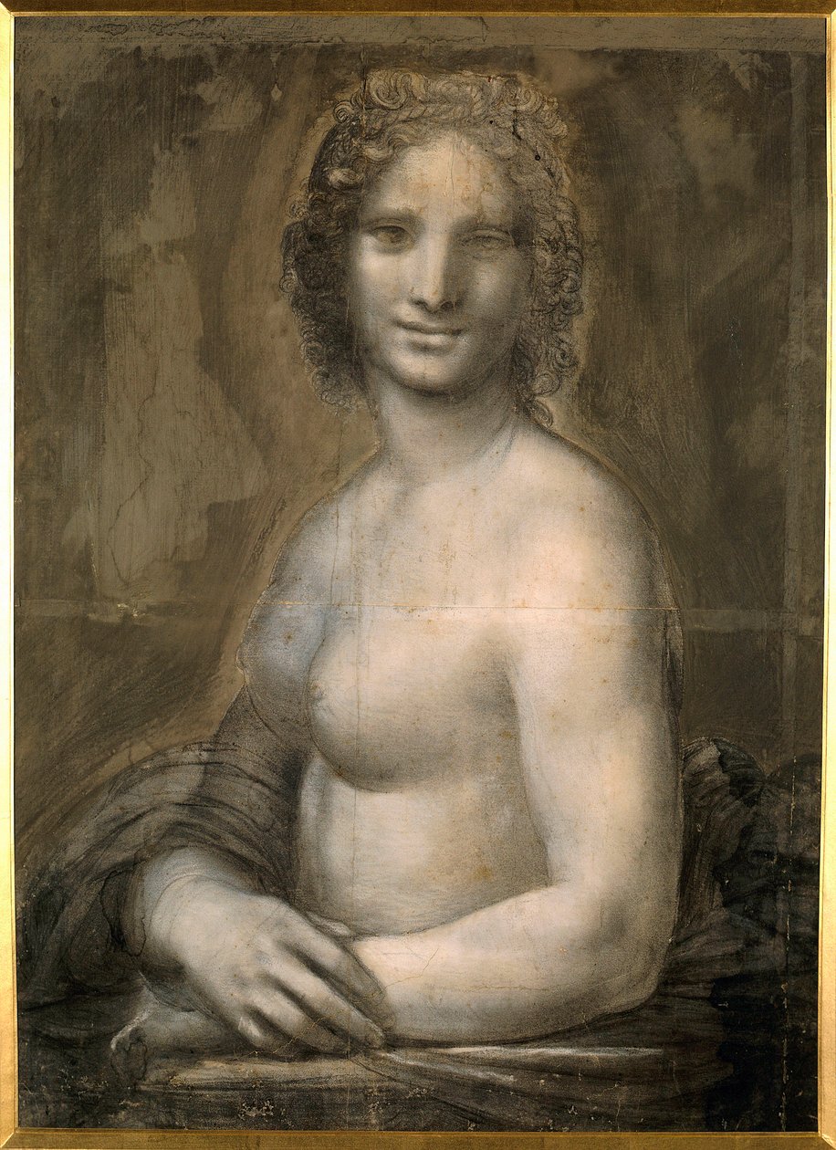 Étude de nu féminin probablement la Joconde - Leonardo da Vinci