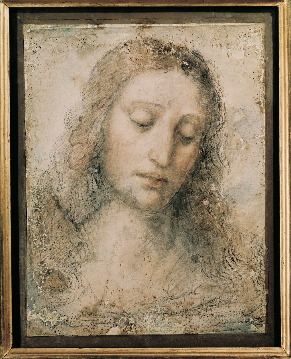 Tête du Christ rédempteur - Leonardo da Vinci