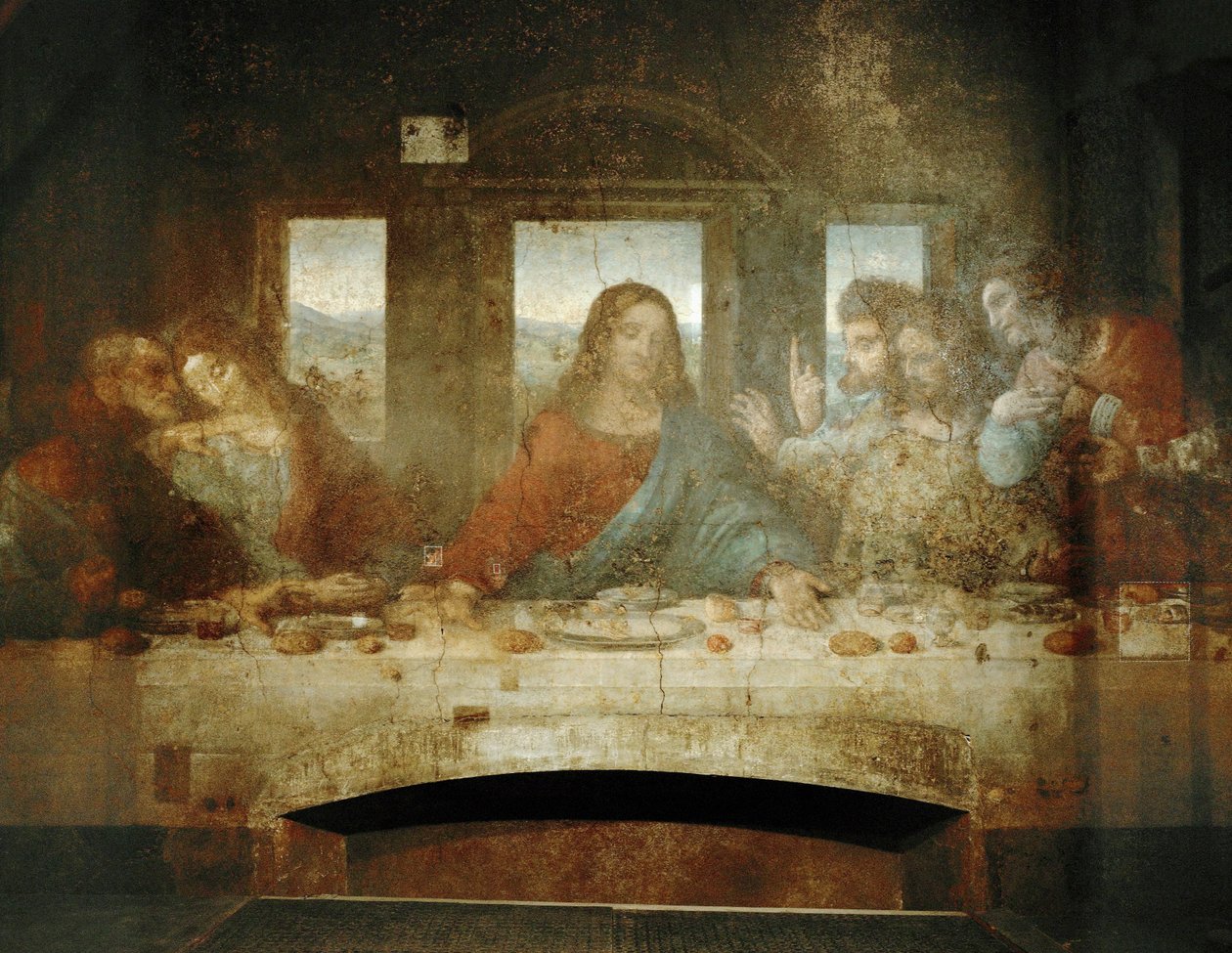 La Cène (huile-tempéraire) - Leonardo da Vinci