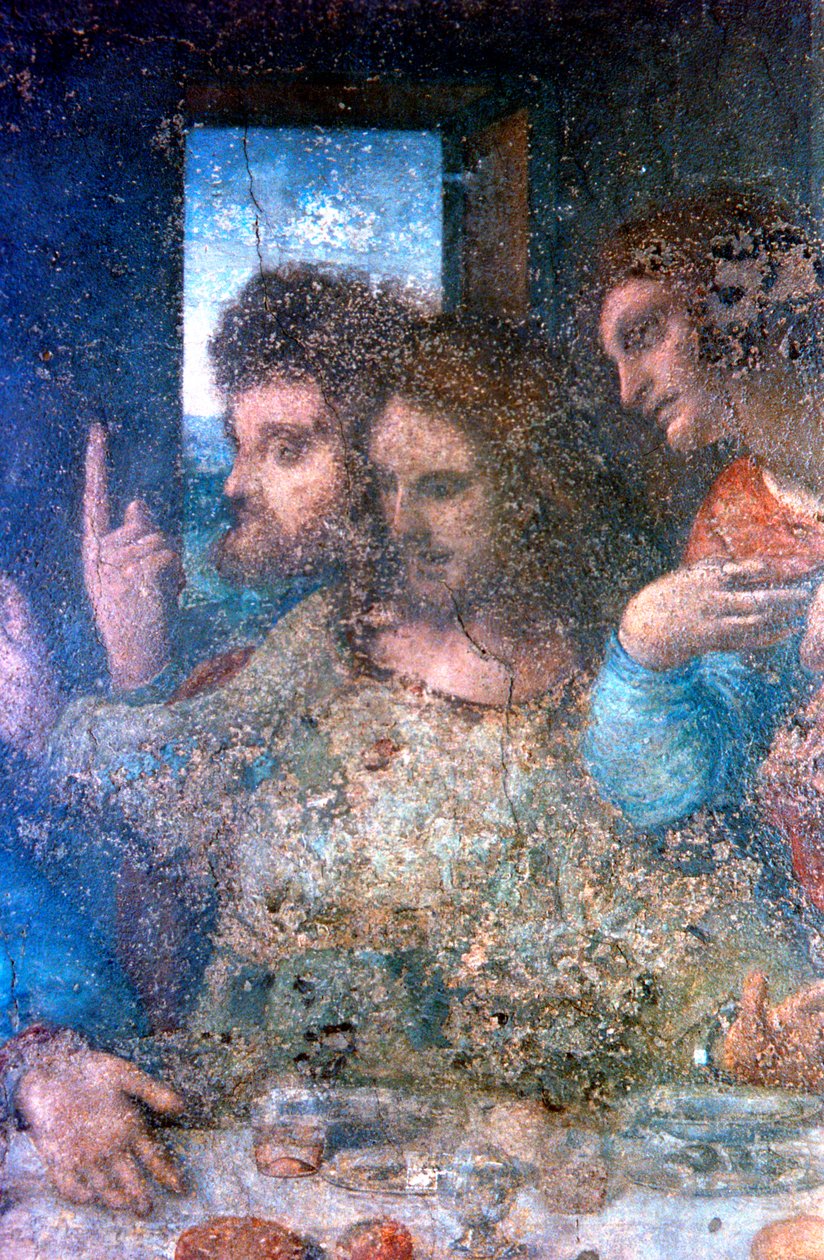 La Cène (détail), 1495-1498 - Leonardo da Vinci