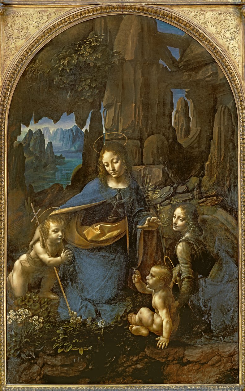 La Vierge aux rochers (avec l