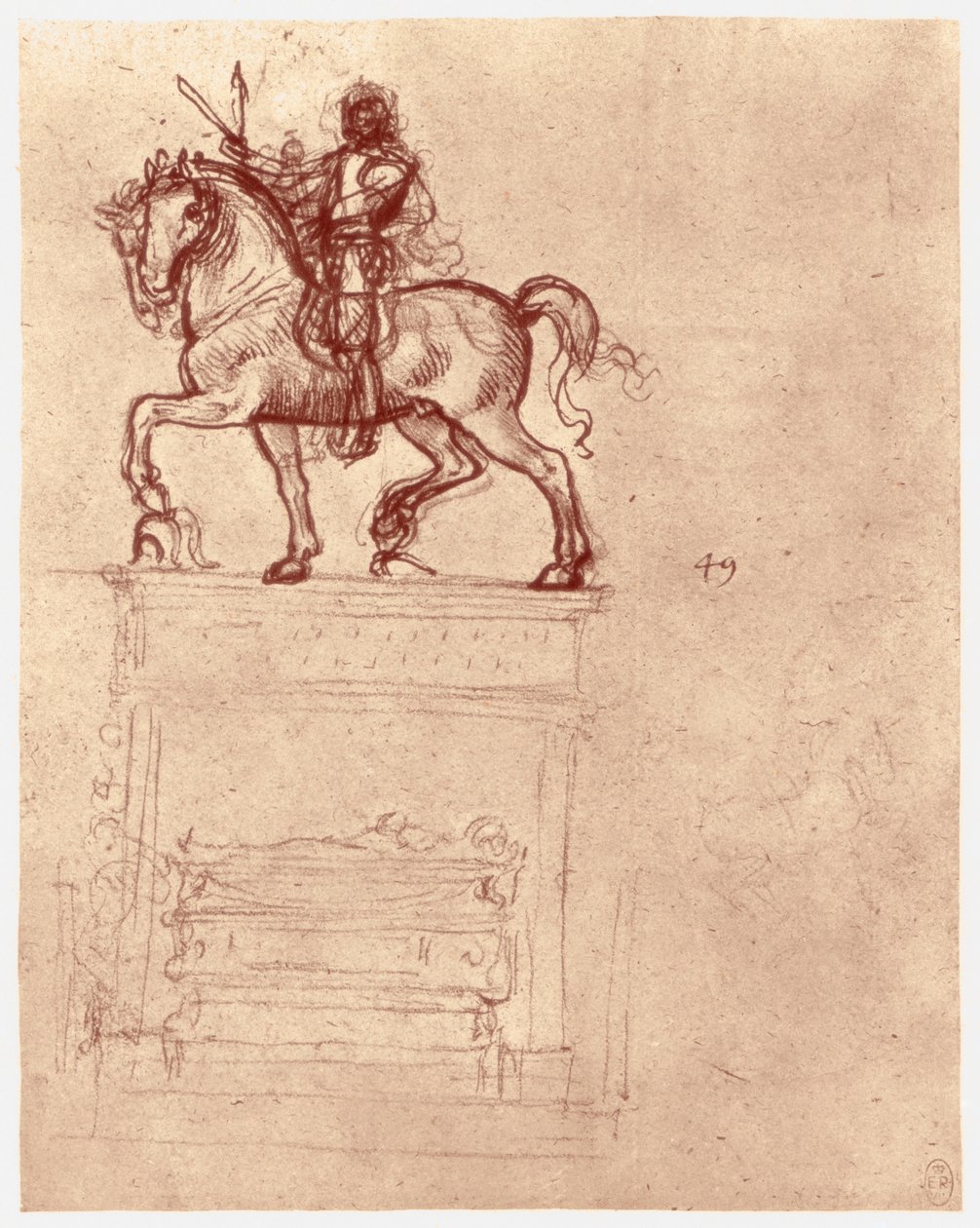 Monument Trivulzio, vers 1511 - Leonardo da Vinci