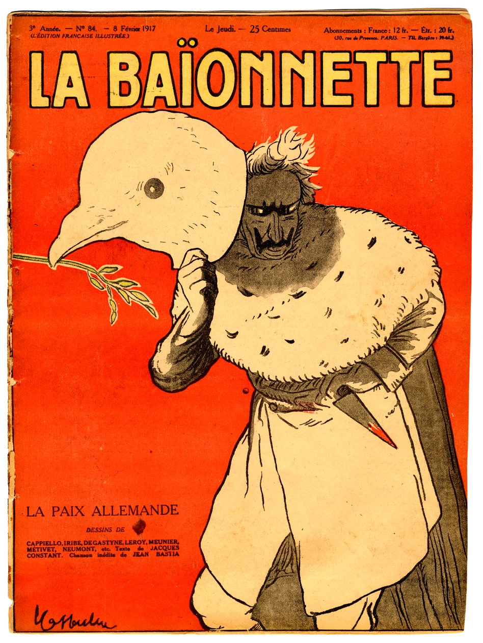 Couverture de La Baionnette, Satirique en couleurs - Leonetto Cappiello