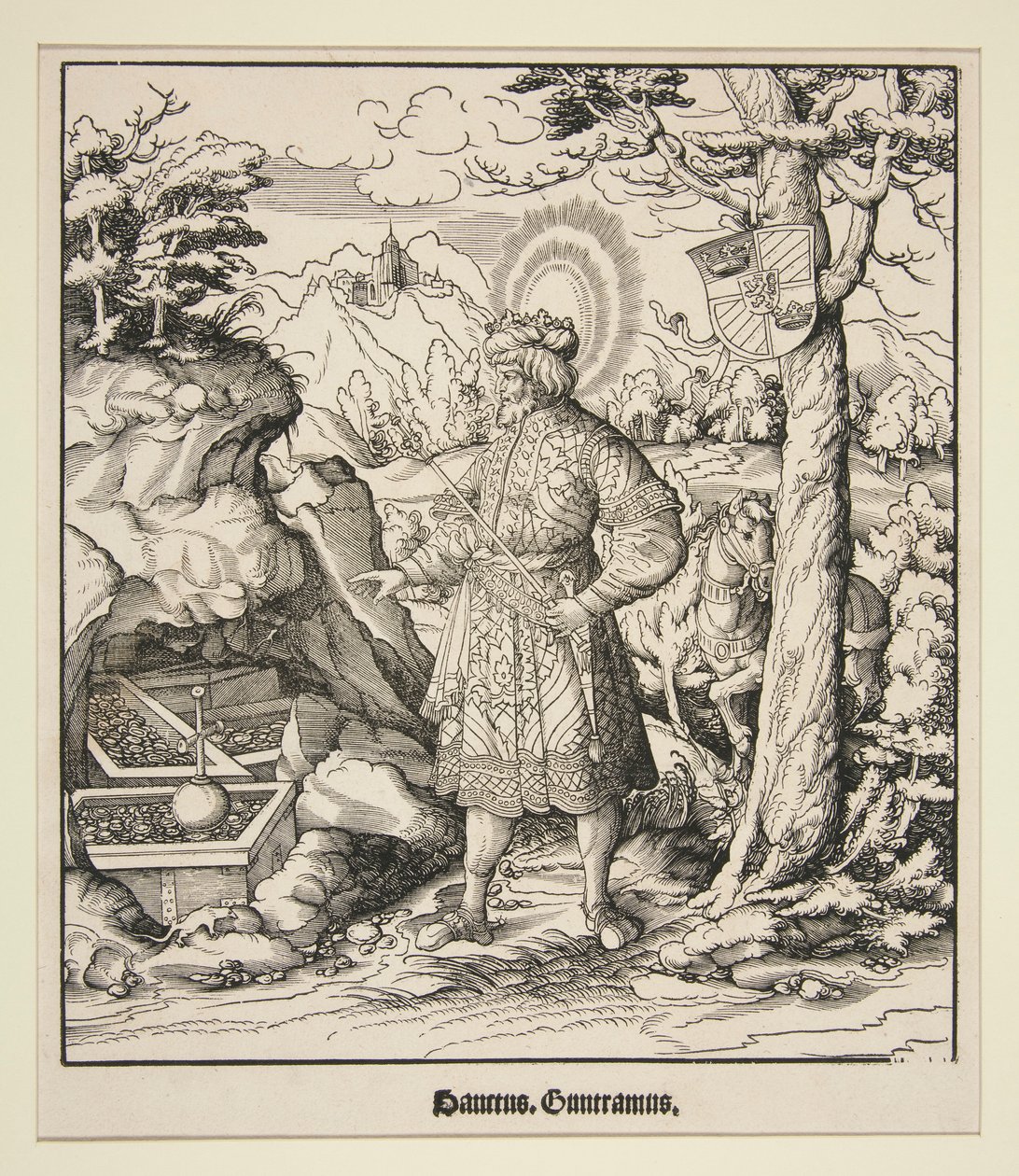 Saint Gontran - Leonhard Beck