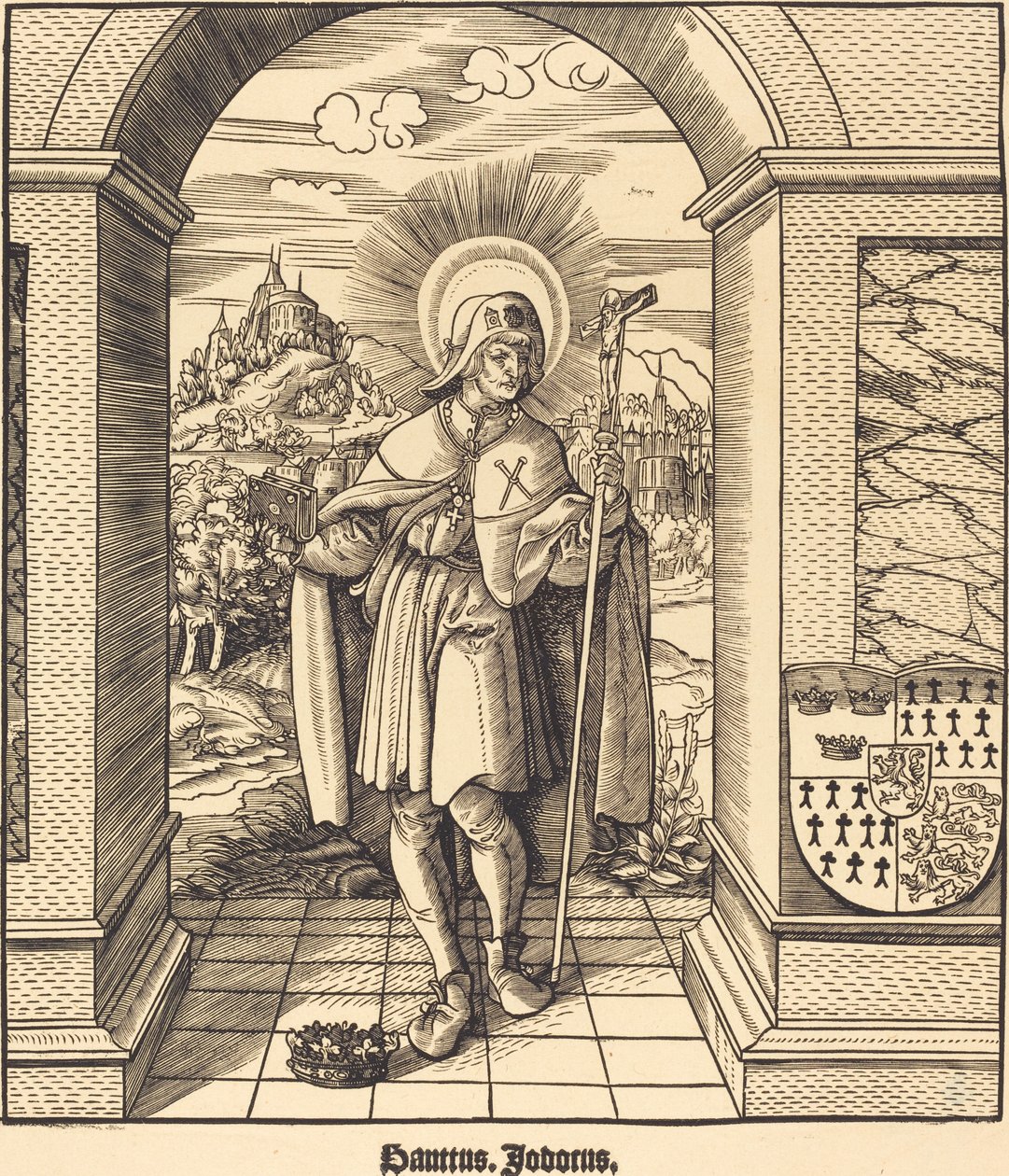 Saint Jodocus - Leonhard Beck