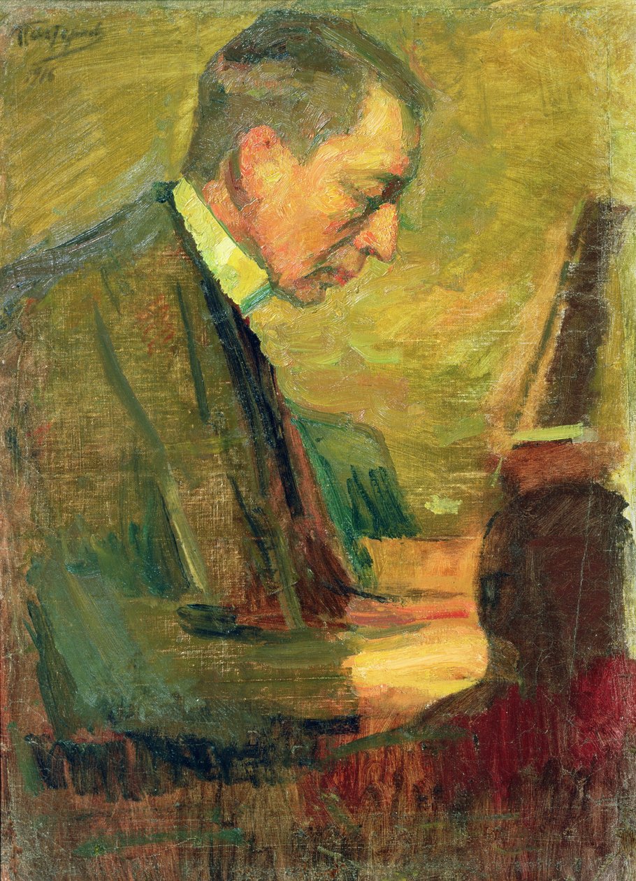 Portrait de Sergei Rakhmaninov, 1916 - Leonid Osipovic Pasternak