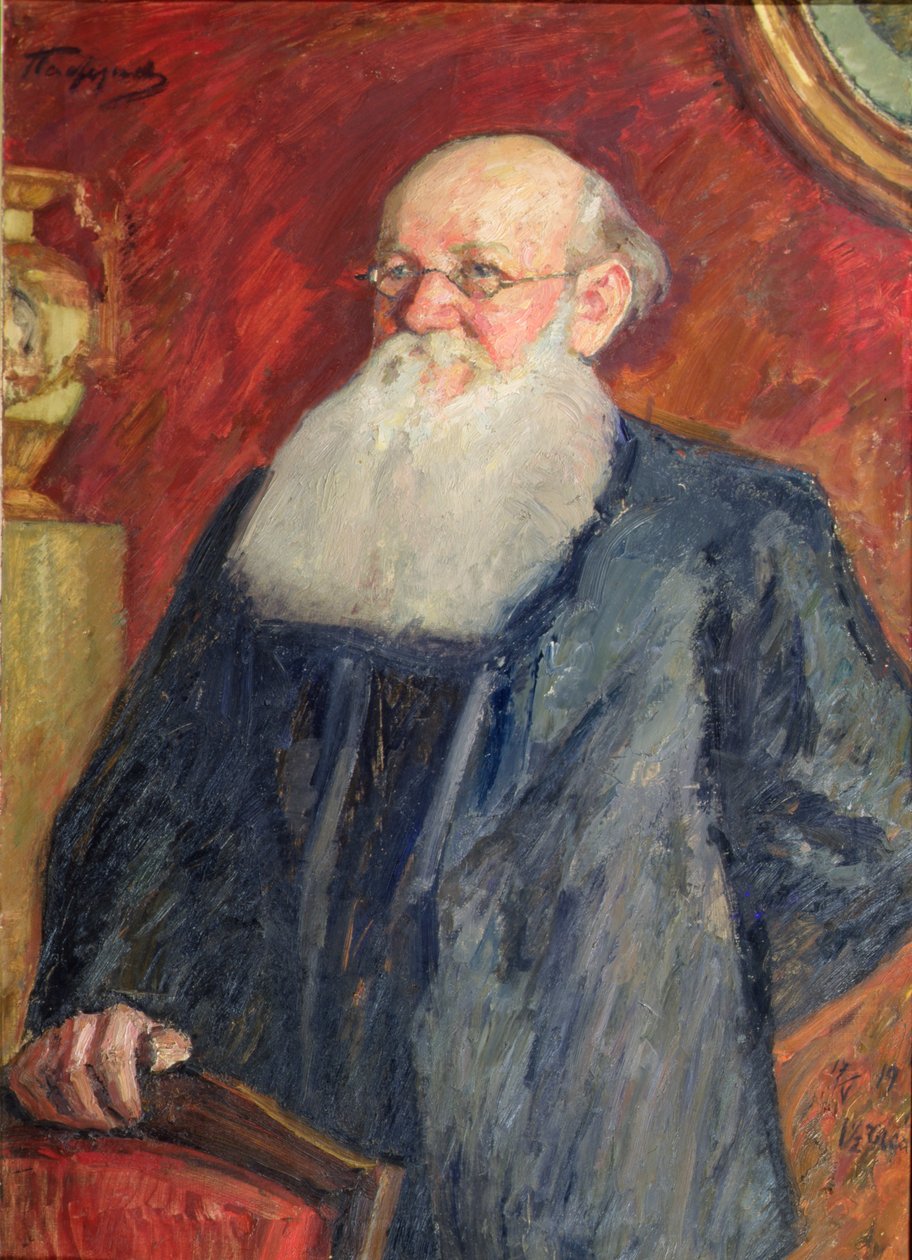 Portrait du révolutionnaire Comte Piotr Kropotkine, 1919 - Leonid Osipovic Pasternak