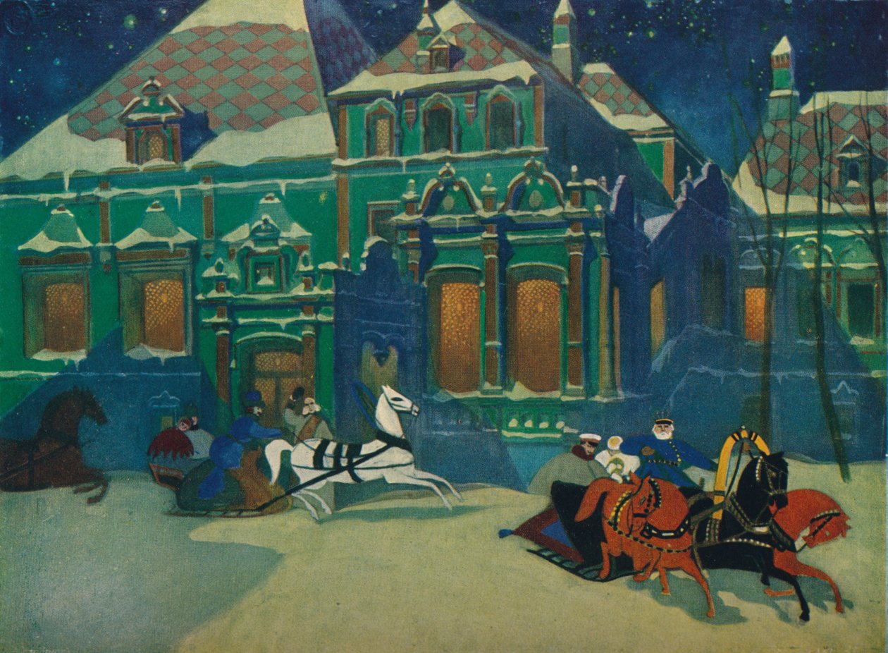 Le palais Boyard des princes Youssoupoff à Moscou, vers 1900, 1926 - Leonid Brailovsky