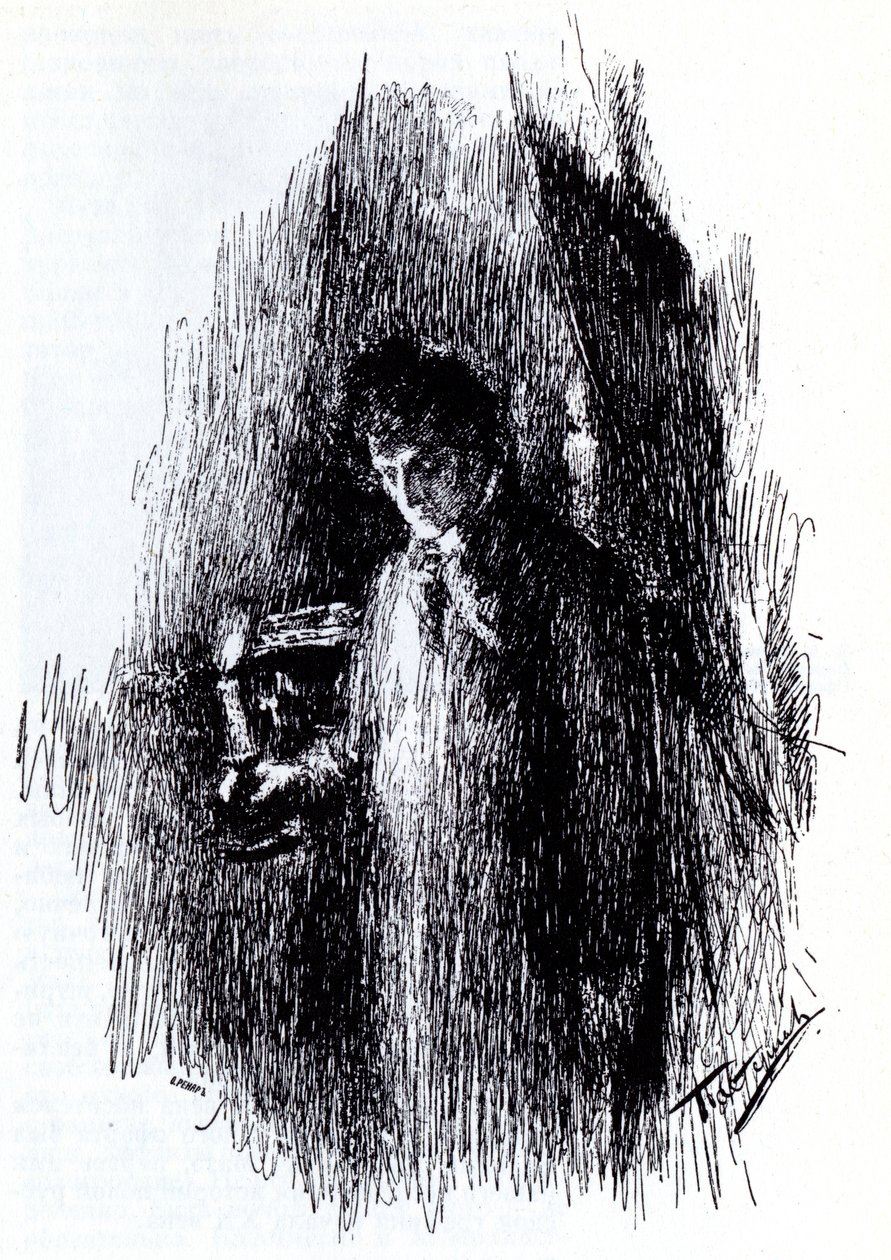 Illustration du drame Le Bal Masqué de M. Lermontov, 1891 - Leonid Osipovic Pasternak