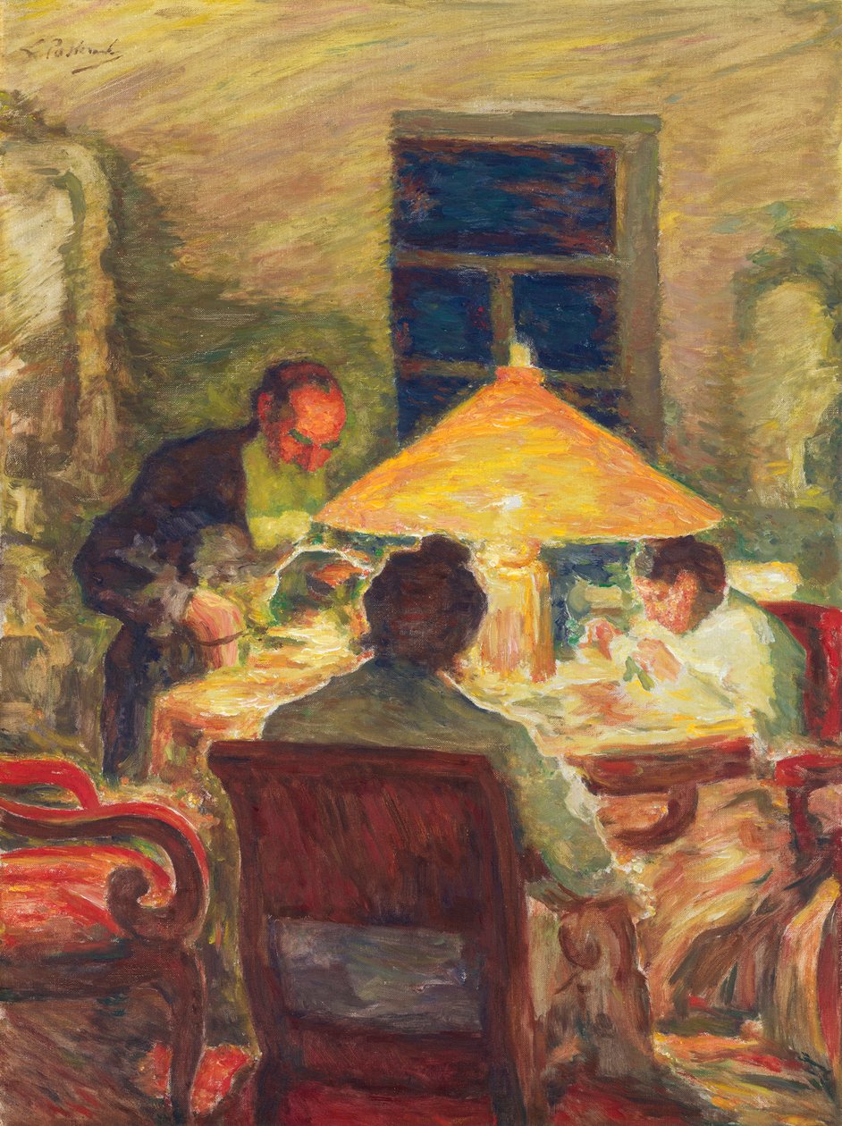 Léon Tolstoï avec sa famille, par Léonid Pasternak (1862-1945) - Leonid Osipovic Pasternak