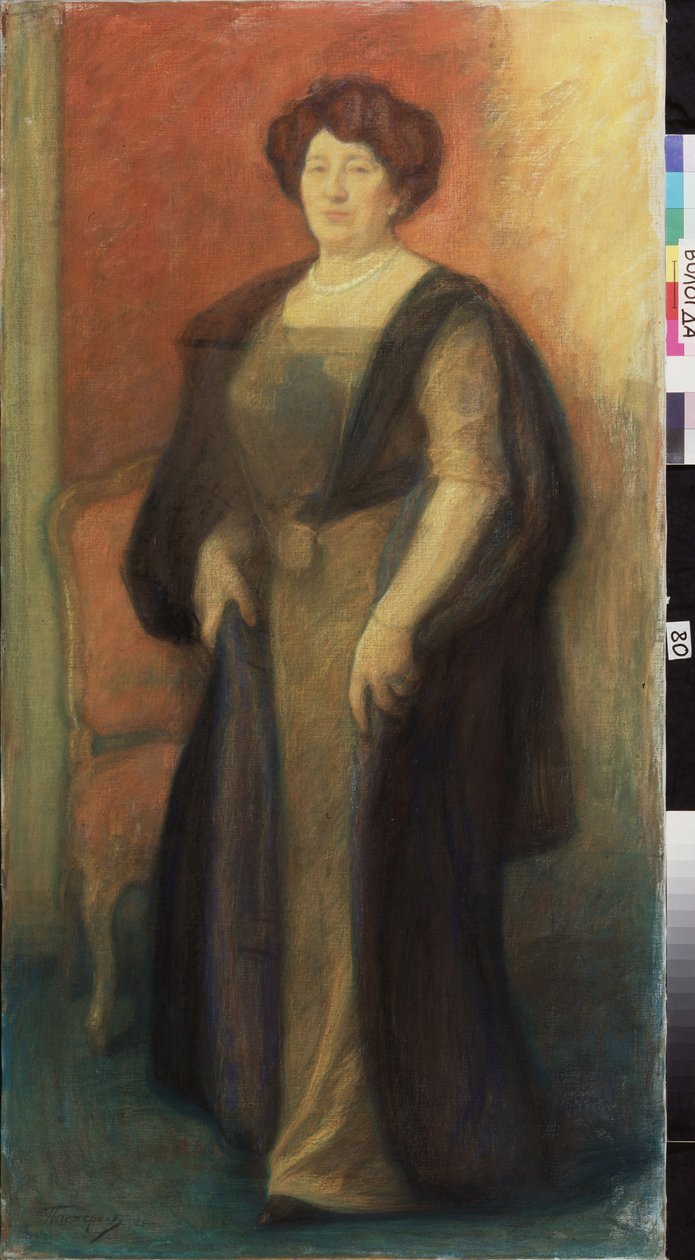 Portrait de Anna Vysotskaya - Leonid Osipovic Pasternak